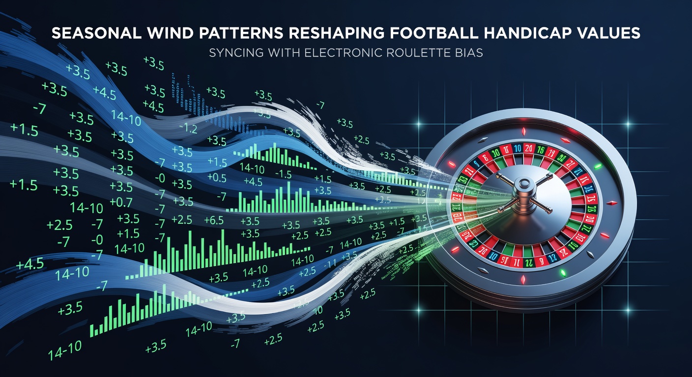 Hybrid platform screen showing football handicap adjustments next to roulette wheel bias indicators